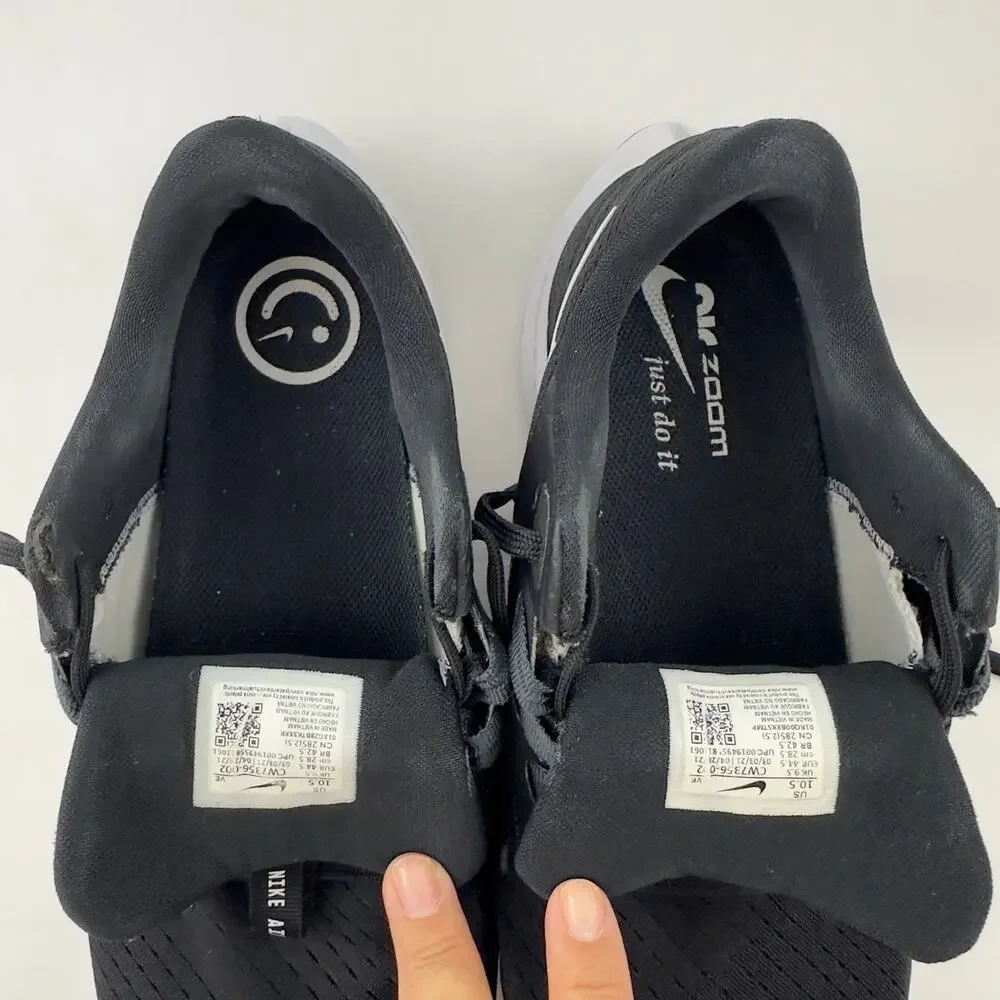 Nike Black White Athletic Running Shoes